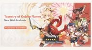 Tapestry of Golden Flames banner in Genshin Impact (Image via miHoYo)